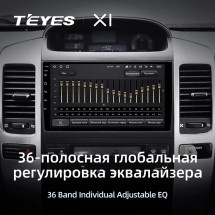 Штатная магнитола Teyes X1 4G 2/32 Lexus GX470 (2002-2009) F1 Тип-B