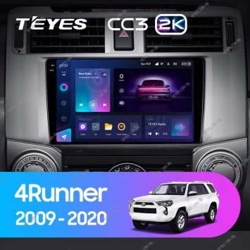 Штатная магнитола Teyes CC3 2K 4/32 Toyota 4Runner 5 N280 (2009-2020)