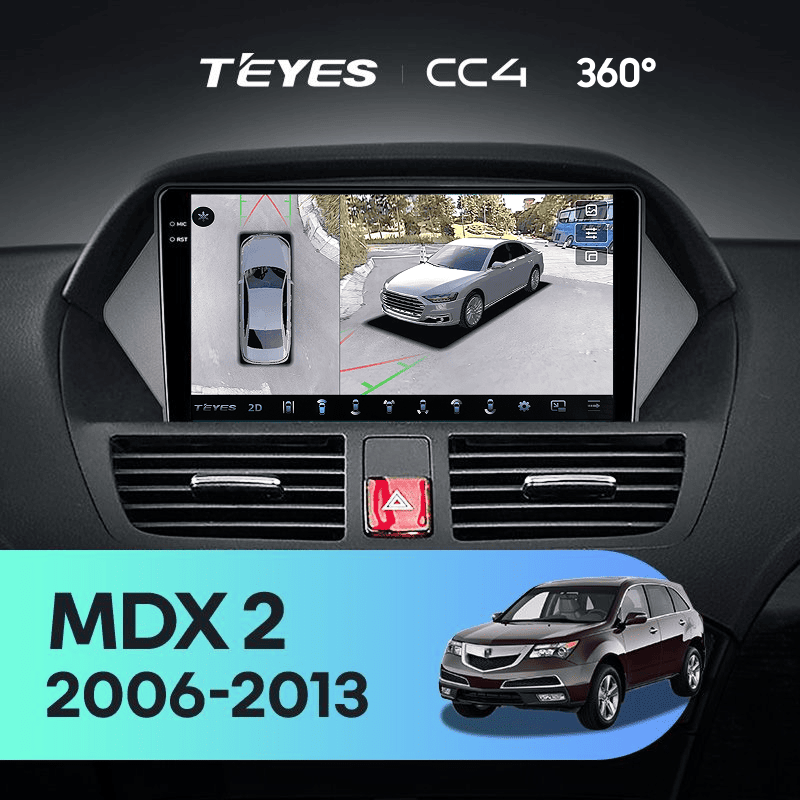 Штатная магнитола Teyes CC4 360 8/128 Acura MDX YD2 (2006-2013)