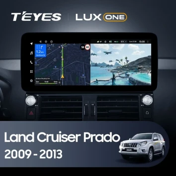 Штатная магнитола Teyes LUX ONE 360 6/128 Toyota Land Cruiser Prado 150 (2009-2013)
