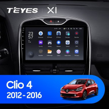 Штатная магнитола Teyes X1 4G 2/32 Renault Clio 4 BH98 KH98 (2012-2015)