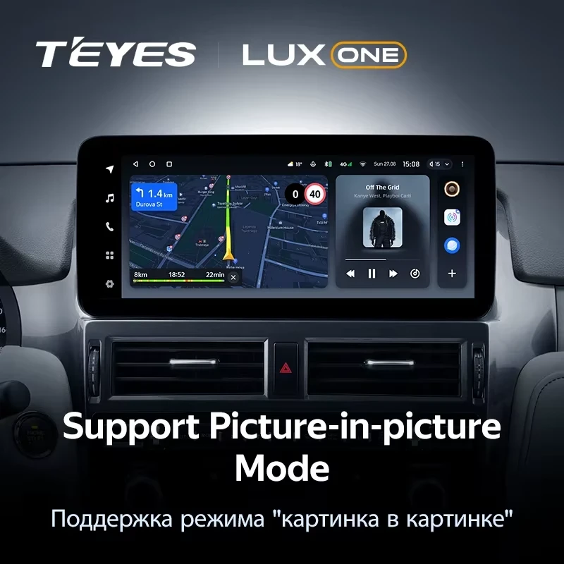 Штатная магнитола Teyes LUX ONE 4/64 Lexus GX460 2 J150 (2009-2020)