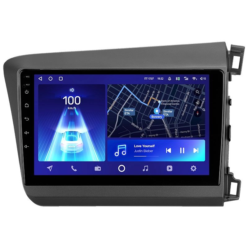 Переходная рамка Honda Civic 9 FB FK FD (2011-2015) Правый руль (9&quot;)