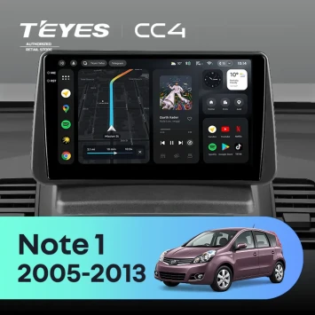 Штатная магнитола Teyes CC4 6/64 Nissan Note 1 E11 (2005-2013) (0din)