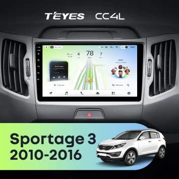 Штатная магнитола Teyes CC4L 4/64 Kia Sportage 3 SL (2010-2016) Тип-AB