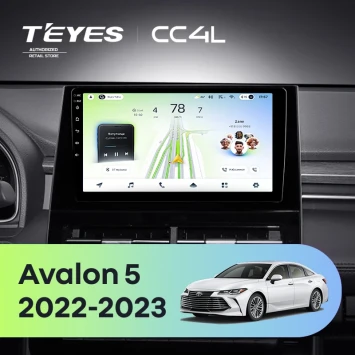 Штатная магнитола Teyes CC4L 6/64 с DTS Toyota Avalon V XX50 (2022-2023)