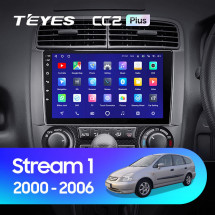 Штатная магнитола Teyes CC2 Plus 6/128 Honda Stream 1 (2000-2006)