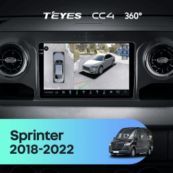 Штатная магнитола Teyes CC4 360 8/128 Mercedes-Benz Sprinter (2018-2022) F1