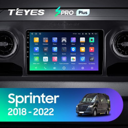 Штатная магнитола Teyes SPRO Plus 4/64 Mercedes-Benz Sprinter (2018-2022)
