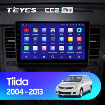 Штатная магнитола Teyes CC2L Plus 1/16 Nissan Tiida C11 (2004-2013) F1