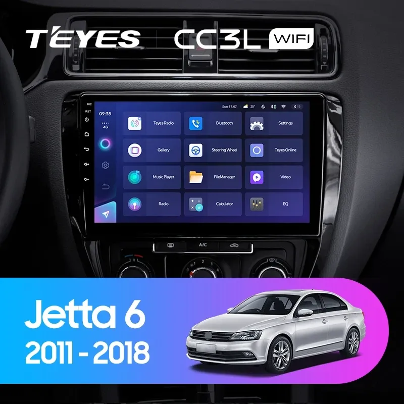 Штатная магнитола Teyes CC3L WiFi 2/32 Volkswagen Jetta 6 (2011-2018)