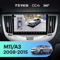 Штатная магнитола Teyes CC4 360 8/128 Chery M11 A3 (2008-2015)