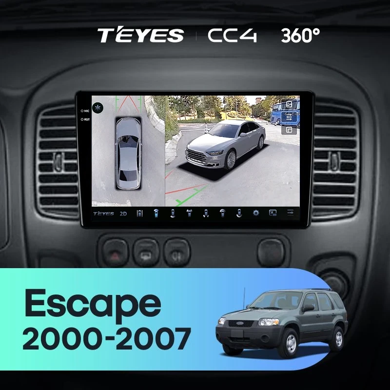 Штатная магнитола Teyes CC4 360 8/128 Ford Escape (2000-2007)