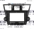 Переходная рамка Toyota Highlander 2 XU40 (2007-2013) F2 (10")
