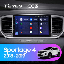 Штатная магнитола Teyes CC3 6/128 Kia Sportage 4 QL (2018-2020) Тип-A