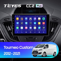 Штатная магнитола Teyes CC2 Plus 4/32 Ford Tourneo Custom 1 (2012-2021) (0din) F2