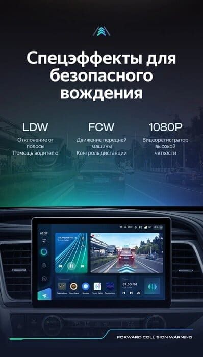 Штатная магнитола Teyes CC3 2K 4/64 Toyota Highlander 3 XU50 (2013-2018) (13&quot;)