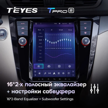 Штатная магнитола Tesla style Teyes TPRO 2 4/64 Nissan Qashqai 2 J11 (2013-2022)