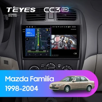 Штатная магнитола Teyes CC3 2K 360 6/128 Mazda Familia (BJ) (1998-2004)