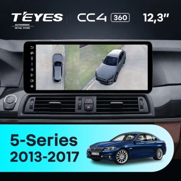 Штатная магнитола Teyes CC4 12.3" 360 8/128 BMW 5-Series F10 F11 (NBT) (2013-2017) Universal