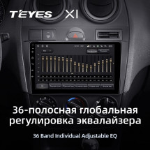 Штатная магнитола Teyes X1 4G 2/32 Ford Fiesta Mk5 (2002-2008)