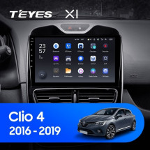 Штатная магнитола Teyes X1 4G 2/32 Renault Clio 4 BH98 KH98 (2016-2019)