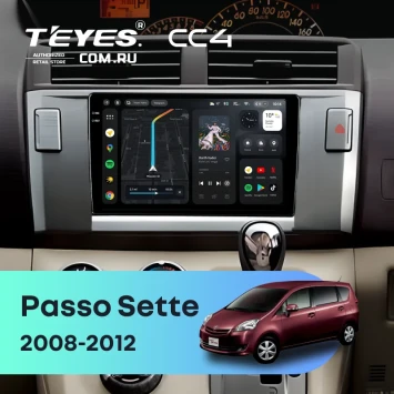Штатная магнитола Teyes CC4 6/64 Toyota Passo Sette (2008-2012)