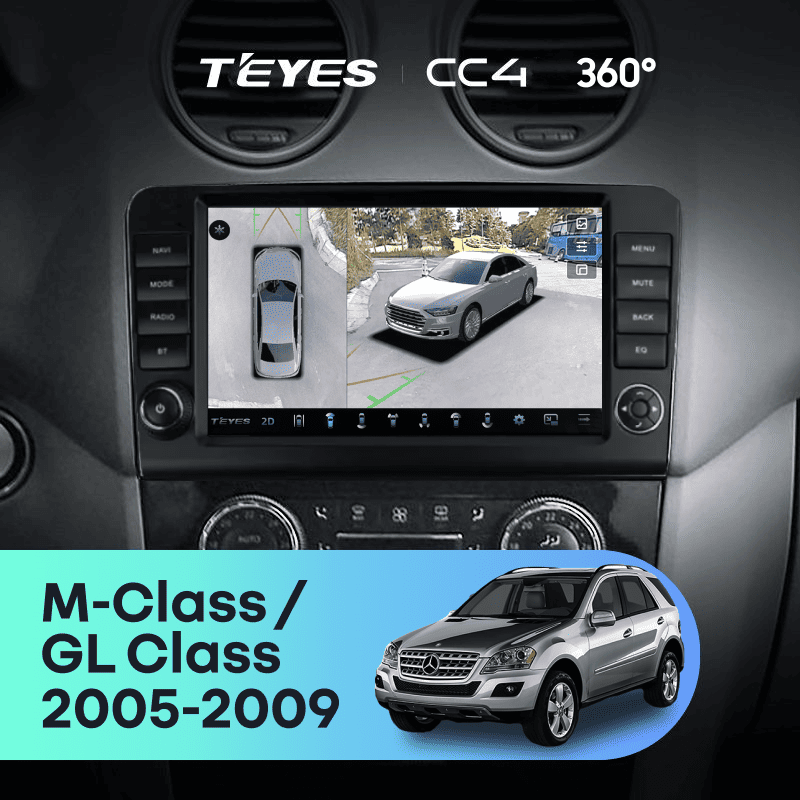 Штатная магнитола Teyes CC4 360 6/64 Mercedes-Benz GL-Class X164 (2005-2009) F2