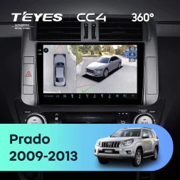 Штатная магнитола Teyes CC4 360 6/64 Toyota Land Cruiser Prado 150 (2009-2013) F1 Тип-AB