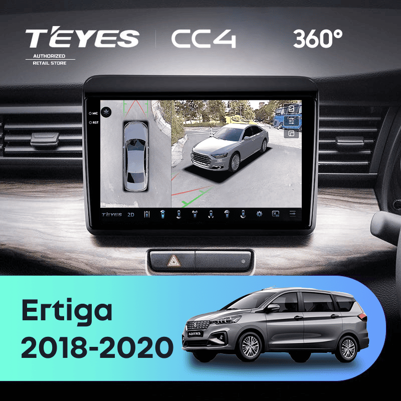 Штатная магнитола Teyes CC4 360 6/64 Suzuki Ertiga (2018-2020)