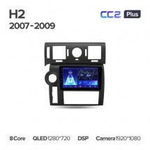 Штатная магнитола Teyes CC2 Plus 6/128 Hummer H2 E85 (2007-2009)