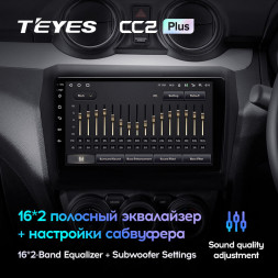 Штатная магнитола Teyes CC2 Plus 6/128 Suzuki Swift 5 (2016-2020)