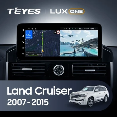 Штатная магнитола Teyes LUX ONE 360 6/128 Toyota Land Cruiser 200 (2007-2015) Тип-B
