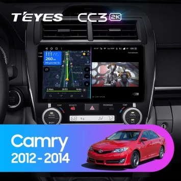 Штатная магнитола Teyes CC3 2K 360 6/128 Toyota Camry 7 XV 50 55 (2012-2014) Америка