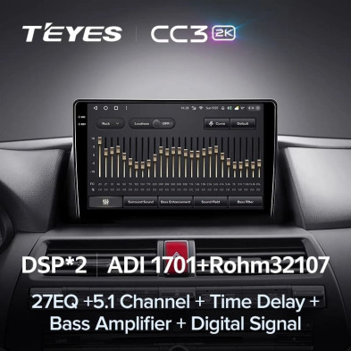 Штатная магнитола Teyes CC3 2K 4/64 Honda Crosstour 1 TF (2009-2015)