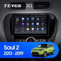 Штатная магнитола Teyes X1 4G 2/32 Kia Soul 2 PS (2013-2019) F1