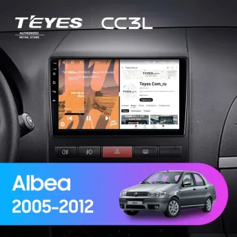 Штатная магнитола Teyes CC3L 4/64 Fiat Albea (2005-2012)