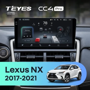 Штатная магнитола Teyes CC4 Pro 12/256 Lexus NX (2017-2021) F1