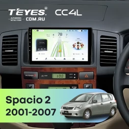 Штатная магнитола Teyes CC4L 6/64 с DTS Toyota Corolla Spacio 2 (2001-2007)