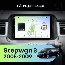 Штатная магнитола Teyes CC4L 6/64 с DTS Honda Stepwgn 3 (2005-2009) Правый руль