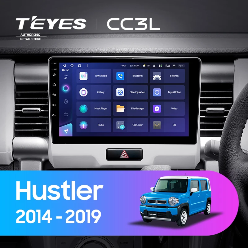 Штатная магнитола Teyes CC3L 4/64 Suzuki Hustler (2014-2019)