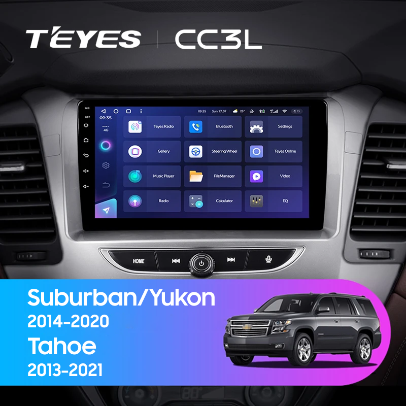 Штатная магнитола Teyes CC3L 4/64 Chevrolet Tahoe K2UC (2013-2021)