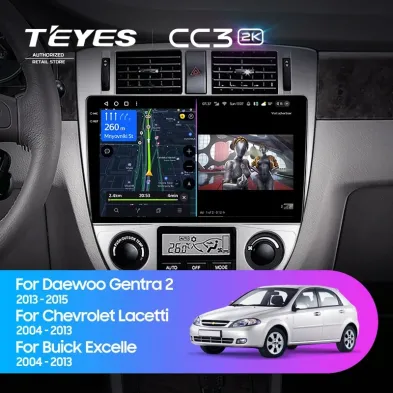 Штатная магнитола Teyes CC3 2K 4/64 Daewoo Gentra 2 (2013-2015) F1 Тип-A