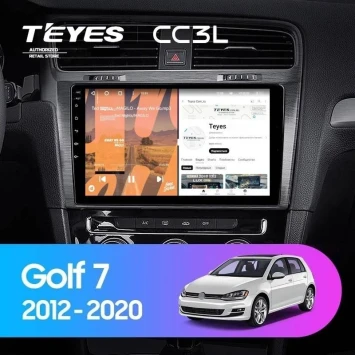 Штатная магнитола Teyes CC3L 4/64 Volkswagen Golf 7 MK7 (2012-2020) F2