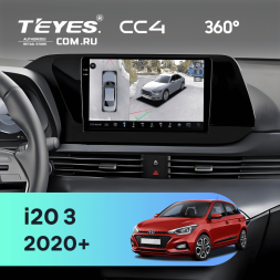 Штатная магнитола Teyes CC4 360 6/64 Hyundai i20 3 (2020-2025)