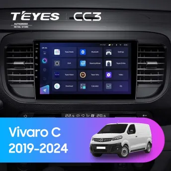 Штатная магнитола Teyes CC3 4/32 Opel Vivaro C (2019-2024)