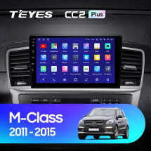 Штатная магнитола Teyes CC2 Plus 6/128 Mercedes-Benz ML-Class W166 (2011-2015)