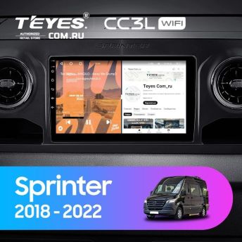 Штатная магнитола Teyes CC3L WiFi 2/32 Mercedes-Benz Sprinter (2018-2022) F1
