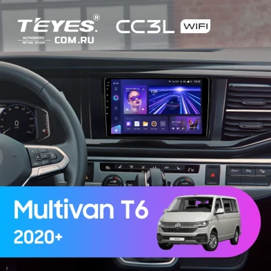 Штатная магнитола Teyes CC3L WiFi 2/32 Volkswagen Multivan (T6) 2020+