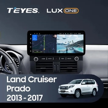 Штатная магнитола Teyes LUX ONE 360 6/128 Toyota Land Cruiser Prado 150 (2013-2017) F2